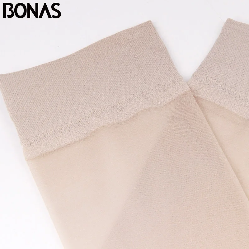 BONAS 5 шт./лот 20 см женские короткие носки летние эластичные до щиколотки