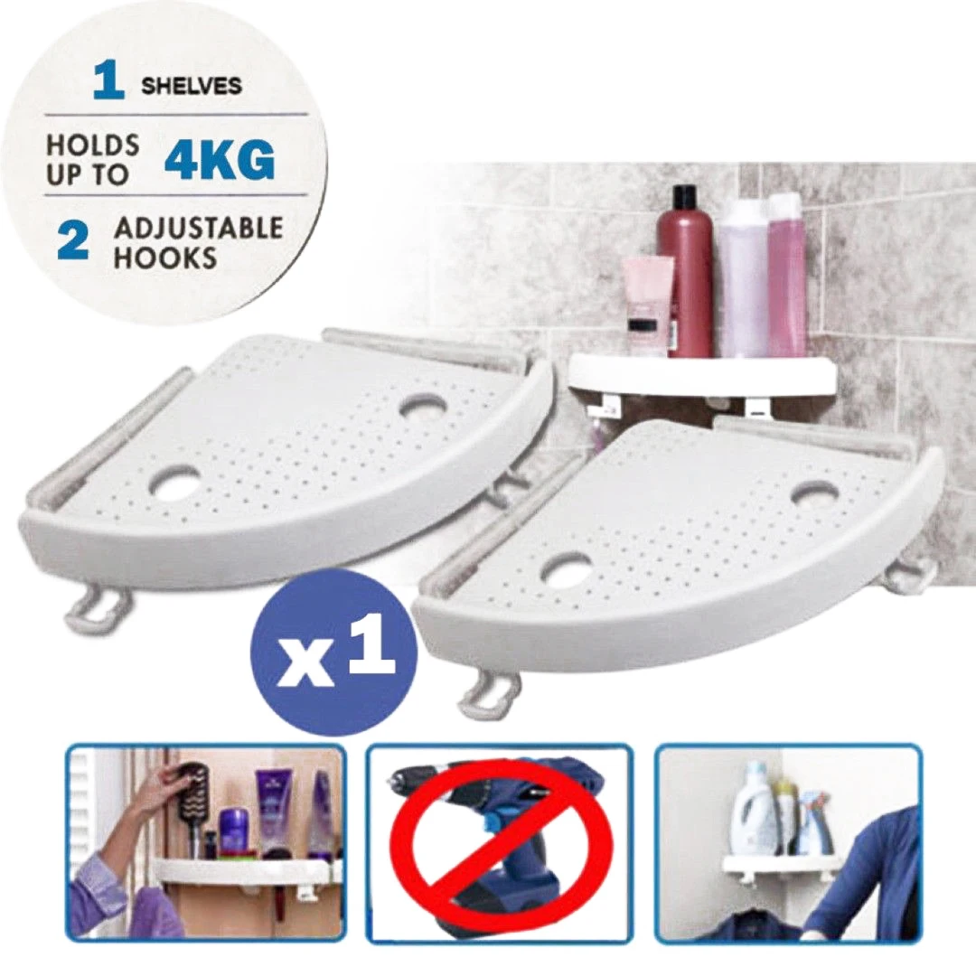 متعددة الوظائف سريعة الإصلاح الحمام الثلاثي رف تخزين الرف شنقا رف