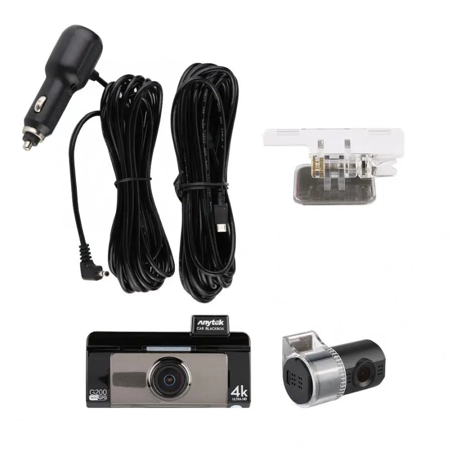 Car Camera Recorder 2.7inch 1080P Touch Screen WIFI Car DVR Driving Recorder Dual Lens Dash Cam Camera GPS  Accessories