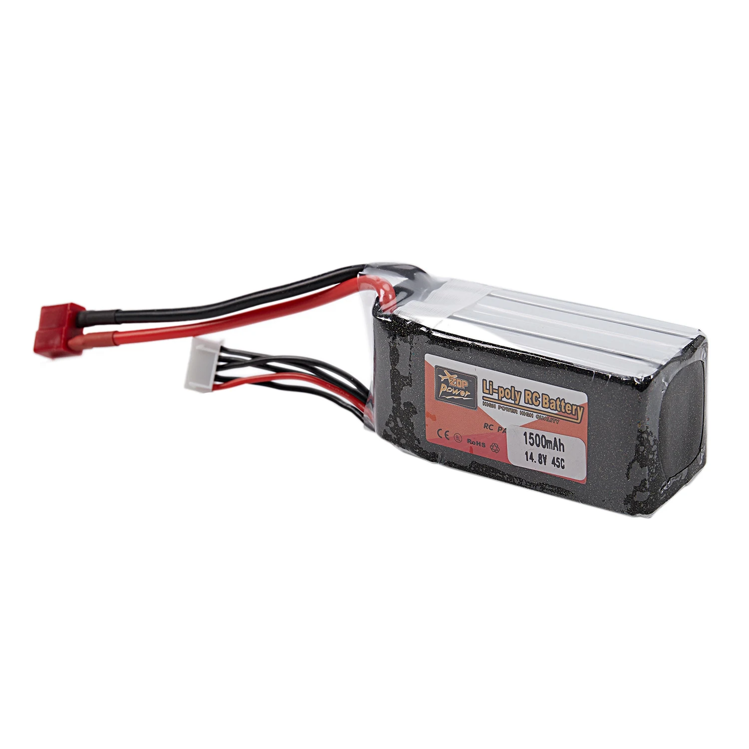 ZOP мощность 1500 Mah 14 8 V 45C 4S 1 P Lipo Батарея Xt60 Plug Перезаряжаемые для Rc гоночный Drone