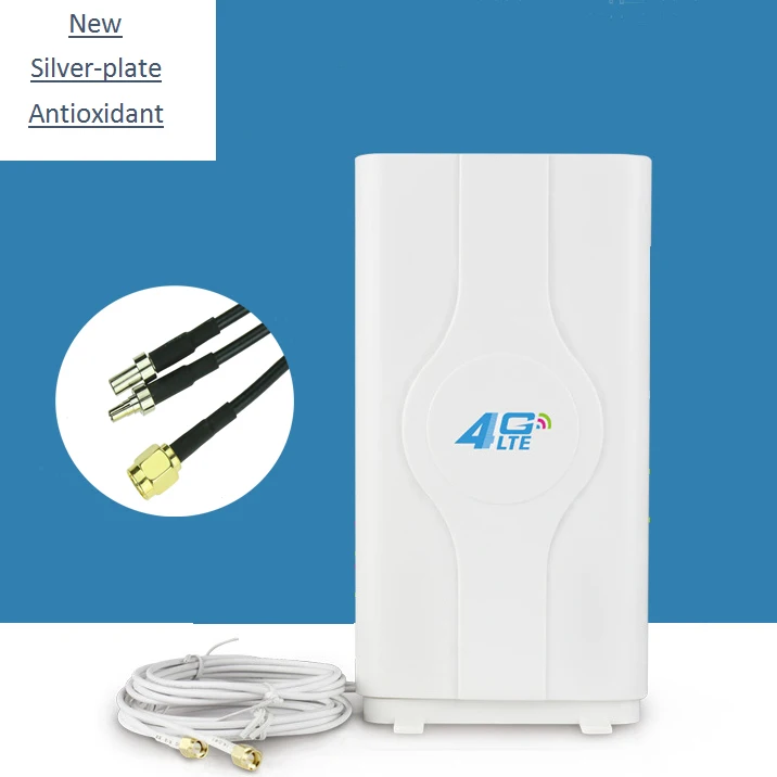 Мобильная антенна LEORY 700 ~ 2600 МГц 88 дБи 3g 4g Lte усилитель с коннектором папа 2 * SMA/2 CRC9/2