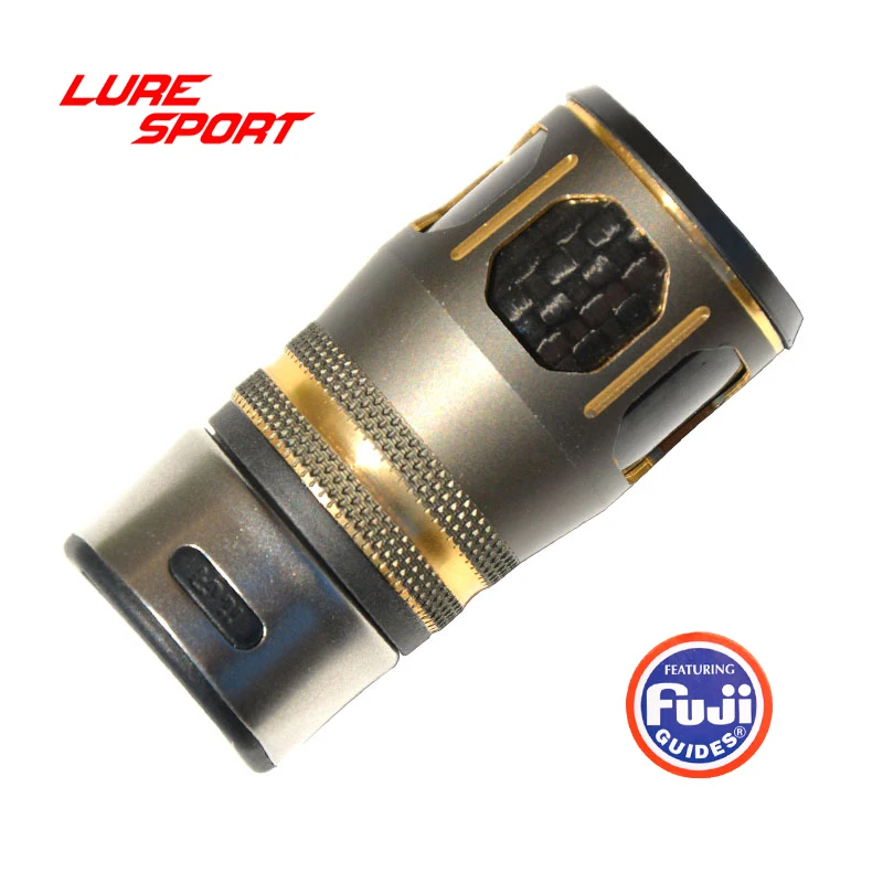 

LureSport Reel Seat part FUJI KDPS16 Long Nut with aluminum cap Carbon Tube Rod Building Component Repair rod DIY Accessory