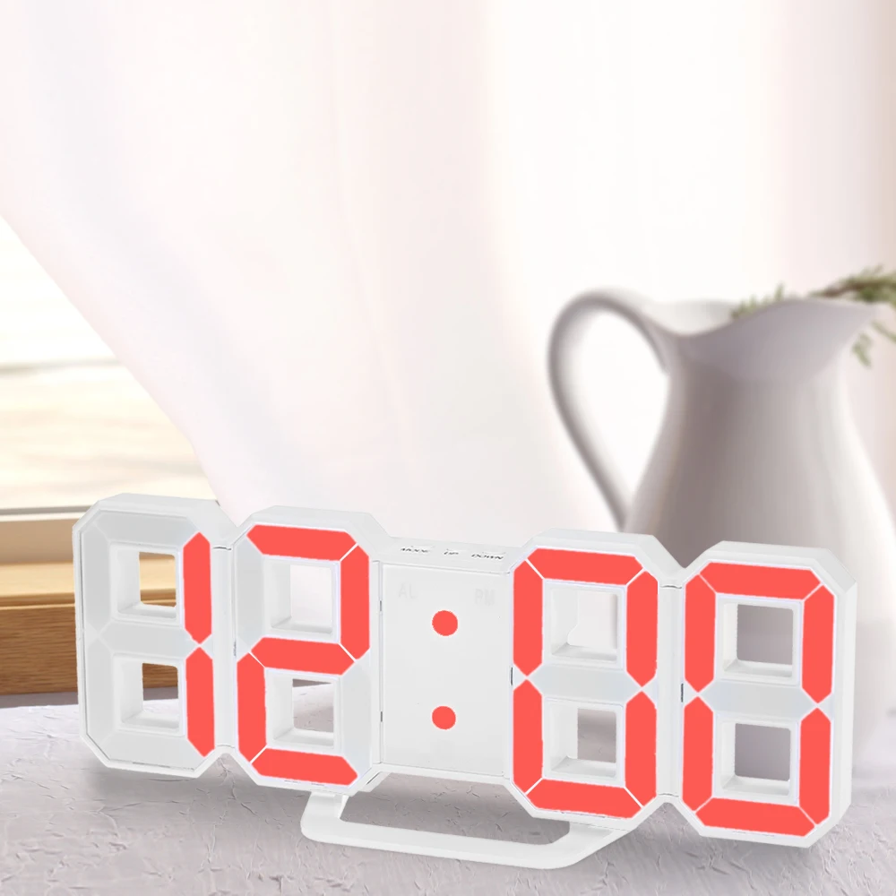

Multifunctional Digital Wall Clock with Large Screen Display Time Temperature Humidity Excellent LCD Shower Bathroom Clock