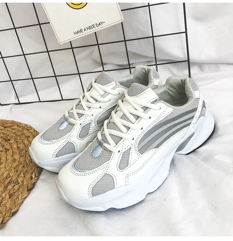 

Women's Daddy Shoes Patchwork Running Sneakers