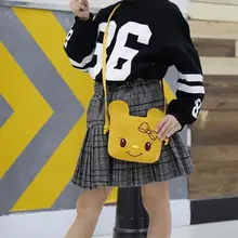 Милый мультяшный кошелек для девочек, детский подарок, сумка через плечо, сумка для мелочи, дамская сумочка из искусственной кожи, сумки-мессенджеры, кошелек