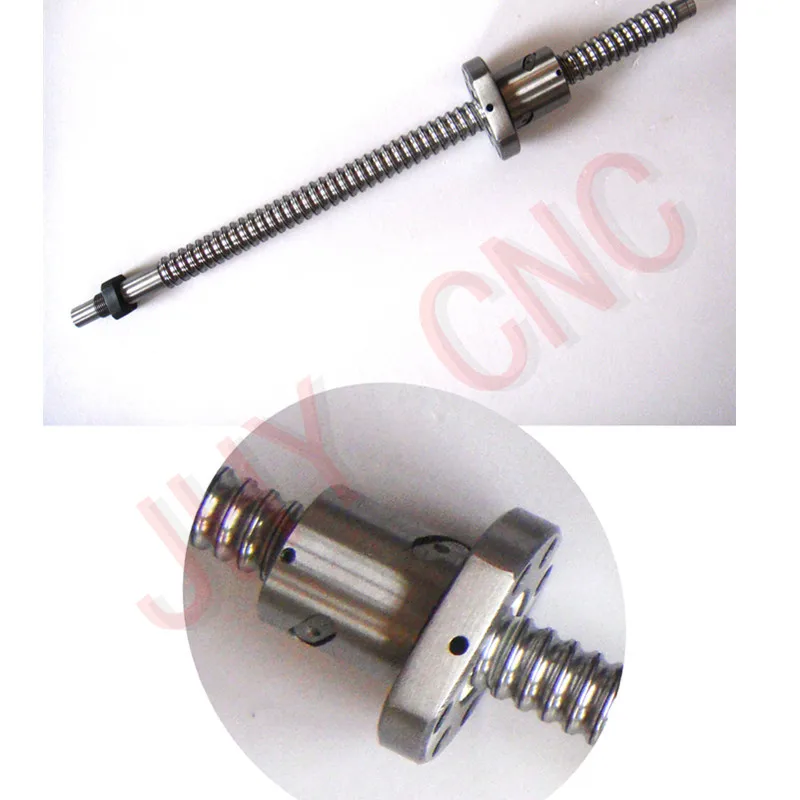 Ballscrews 1605-L456//466//486mm-C7 Anti Backlash Rolled Ballscrew for CNC end M