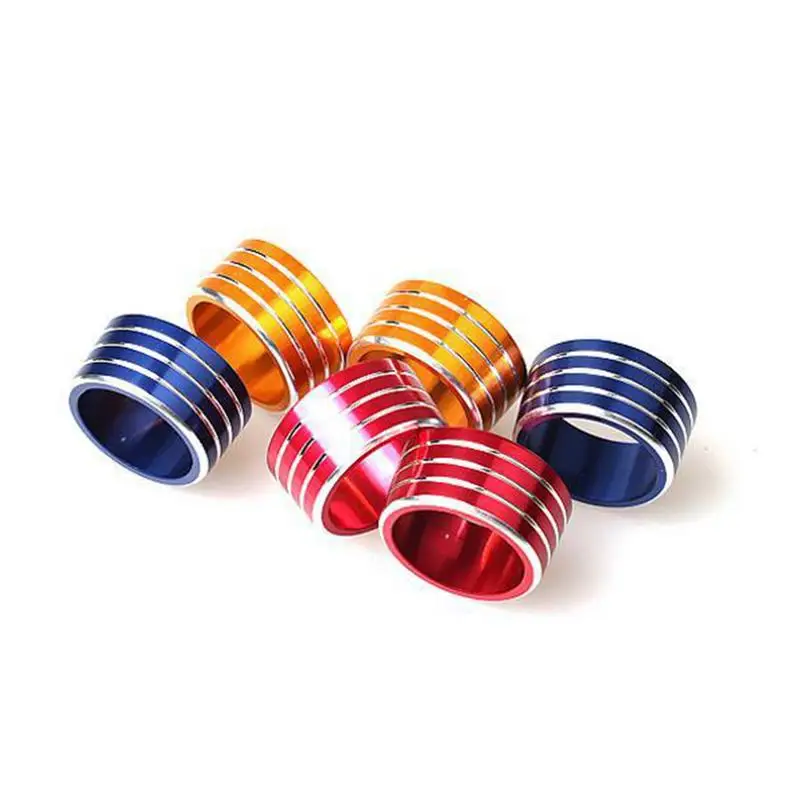

2 Pcs Car Air Conditioner Decoration Ring Knob Ornament Ring Stylish Personality Protection Auto Interior Accessories Supplies