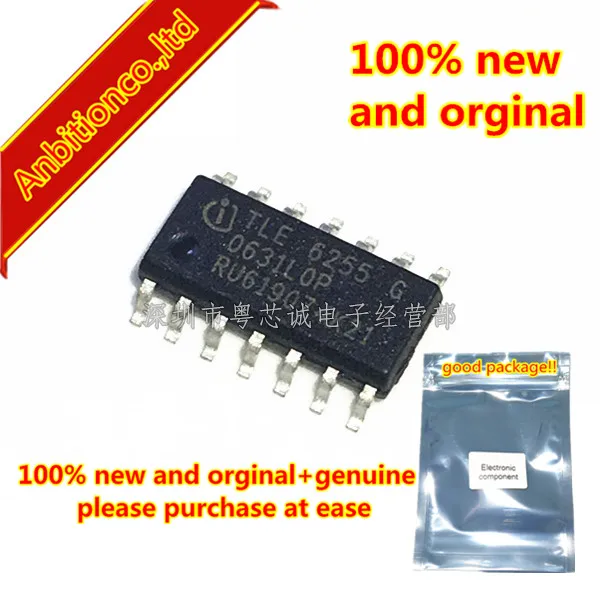 5 шт. 100% новый и оригинальный TLE6255 TLE6255G TLE62556 Однопроводной CAN трансивер в