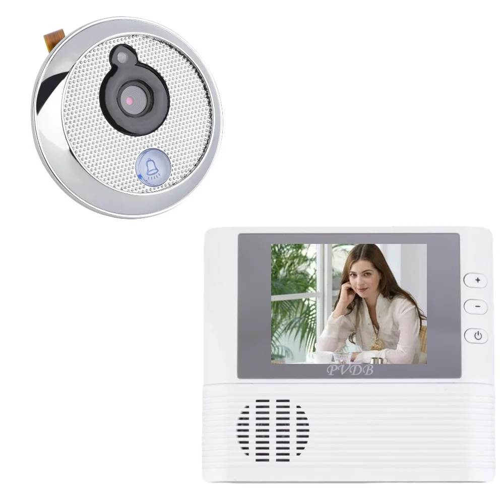 

Door Viewer campainha com camera ding dong 2.8 inch TFT LCD 3X Zoom door bell Photos Taking 0.3 Megapixels CMOS door camera