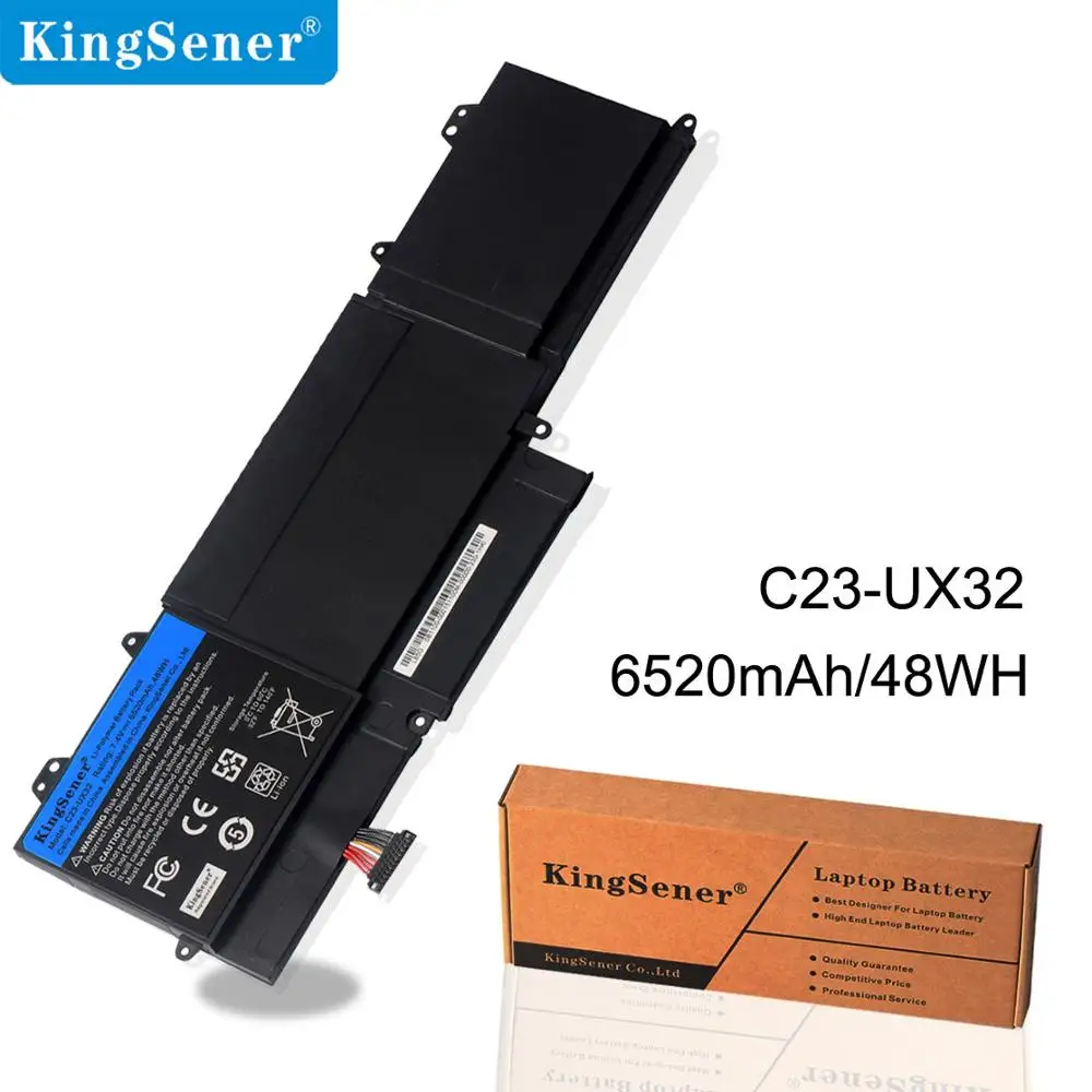 KingSener C23-UX32 Laptop Battery For Asus Zenbook UX32 UX32VD UX32LA For ASUS VivoBook U38N U38K U38DT 7.4V 48WH 6520mAh