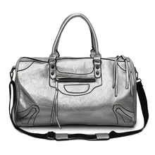 Короткая посылка для путешествий, Женская портативная Корейская туристическая багажная сумка, вместительный светильник, водонепроницаемая посылка для бодибилдинга