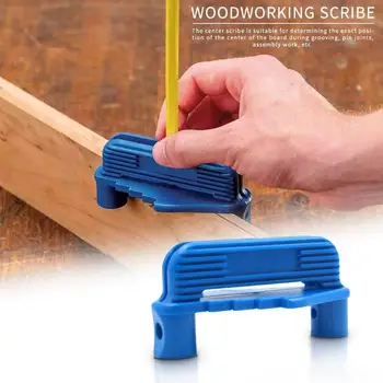 

Connection Scriber Light Weight Locator Center Line Scriber Marking Gauge Joiners Carpenters Scribing Gauge Blue