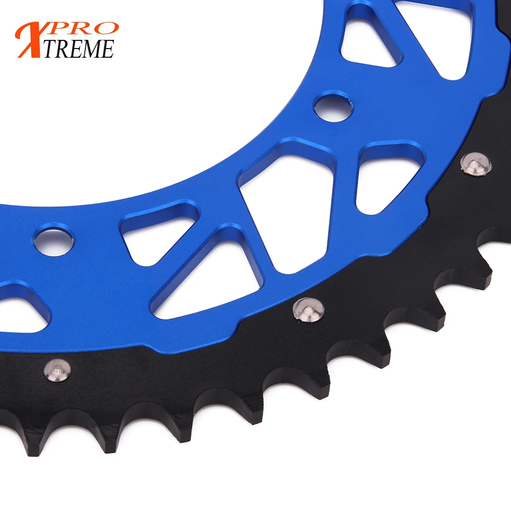 Задняя звездочка цепи 44 46 47T 48T 49T 50 T 51T 52T для YAMAHA YZ125 YZ250 YZ 125 250 TTR230 WRF YZ250F YZ400F YZ450F YZF 426