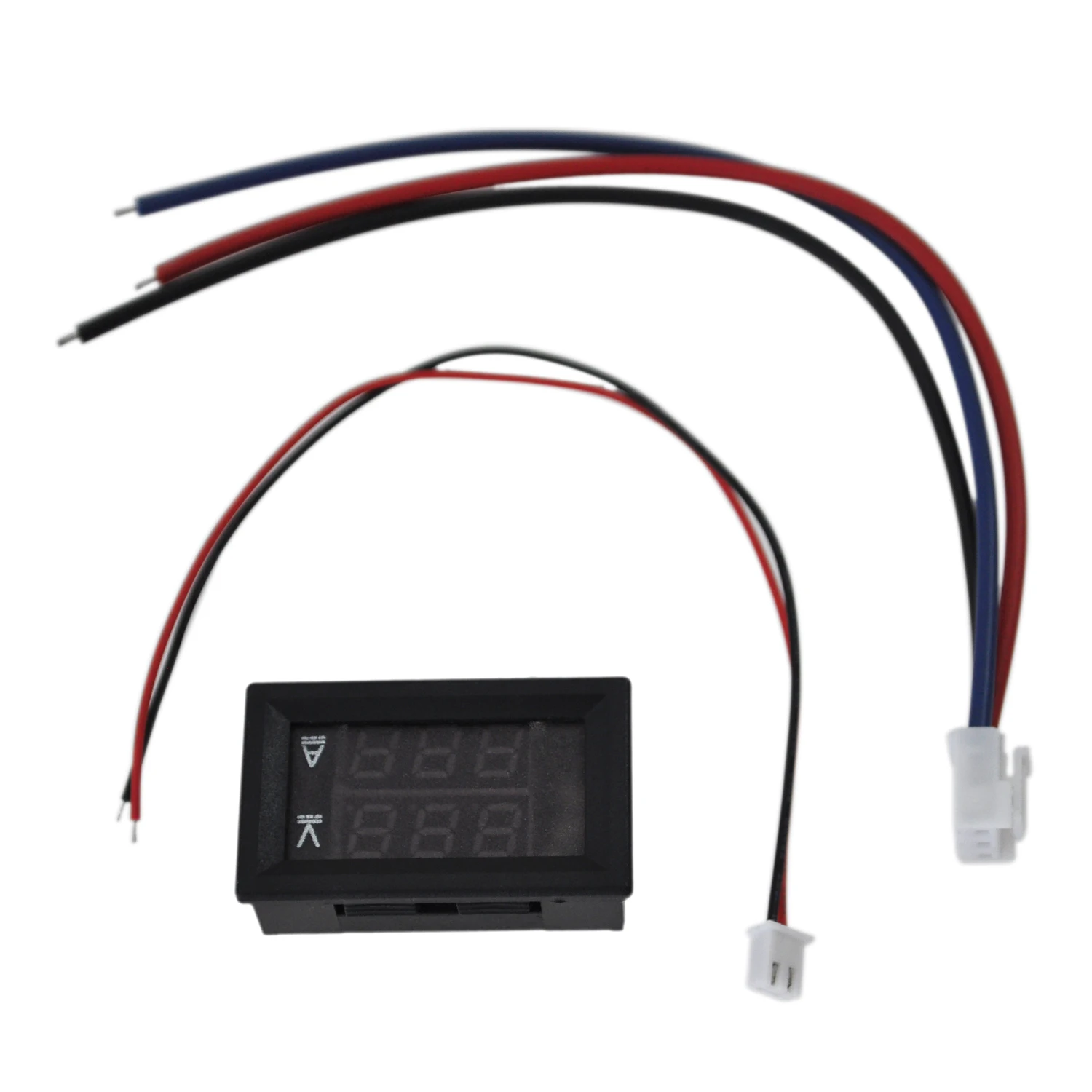 DC 100V 10A Вольтметр Амперметр синий + красный светодиодный Amp двойной цифровой