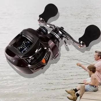 

steering-wheel Fishing Reel High Quality 18+1 BB 7.0:1 Saltwater Metal Frame Baitcasting fishing steering-wheel EA14