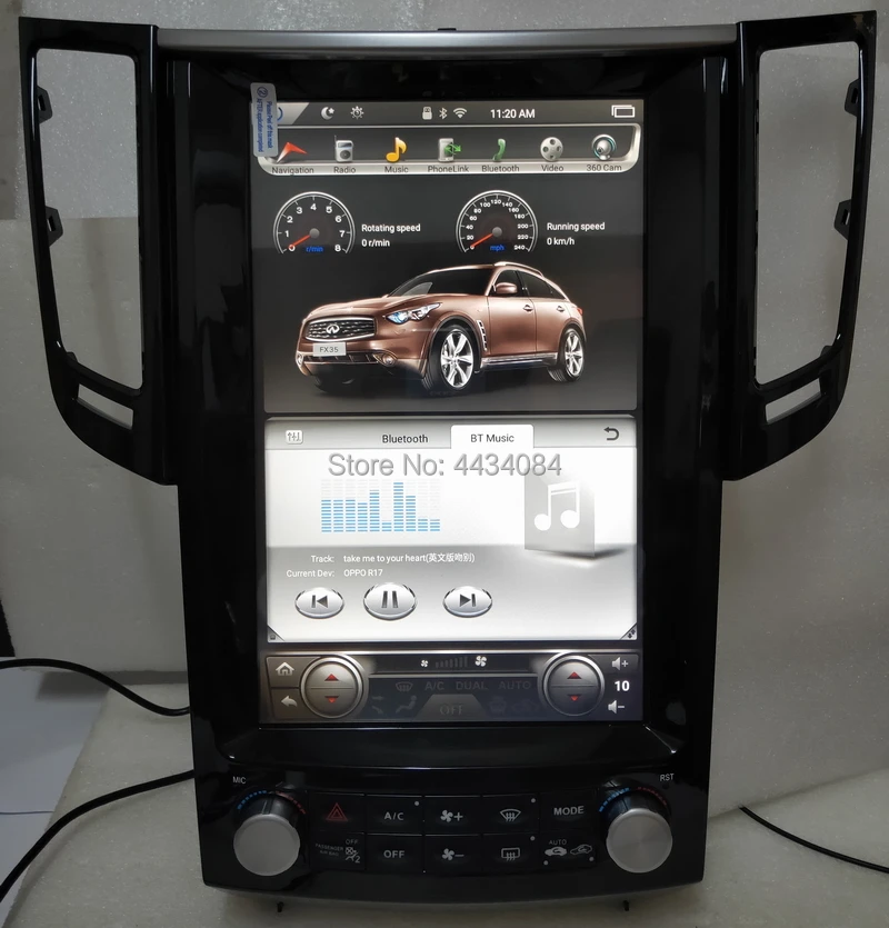 Ouchuangbo 12 1 дюймовый Tesla стиль вертикальный экран Автомобильный GPS навигатор для