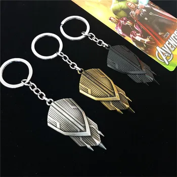 

10 pcs/lot Avengers: Infinity War shield keychain movie hero vibranium weapon cosplay key ring bag pendant jewelry