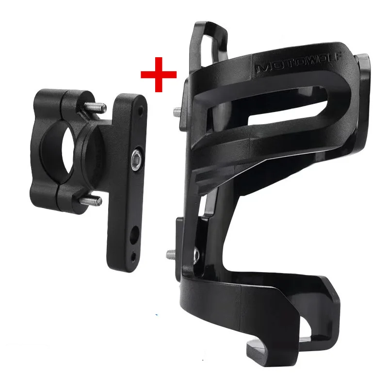 

FOR KAWASAKI YAMAHA KTM Honda Crash Bar Water Bottle Motorbike Guard Drinking Cup Bracket Holder Motorcycle Bike Accessories