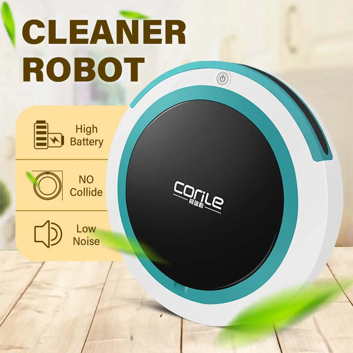 

Portable Vacuum Cleaner Robot USB Charging Smart Home Hotel Automatic Sweeping Dust Hair Brush Floor Vacuum Cleaners Ultras Thin