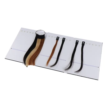 

30 Colors Color Display Board 100% Human Hair Salon Hair Coloring Color Chart