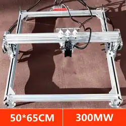 50 * см 65 см мини 405nm 300 МВт Синий ЧПУ лазерная гравировка машина DC 12 В в DIY гравер Настольный деревянный маршрутизатор/резак/принтер + Лазерные