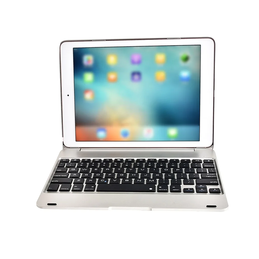 

F19B Smart Keyboard Case Flip Cover Wireless Ultra-slim BT Keyboard for iPad Air 1 2 5 6 Pro 9.7 Anti-scratch Protective Case