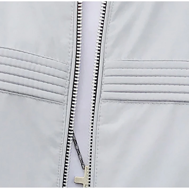 2019 ChoynSunday High Quality Man s brand Jacket Fashion Slim Teens Black Gray Blue Male Jacket 5