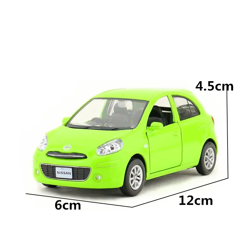 RMZ City 1:28 литая Игрушечная модель/японский классический Nissan Micra March/автомобиль для