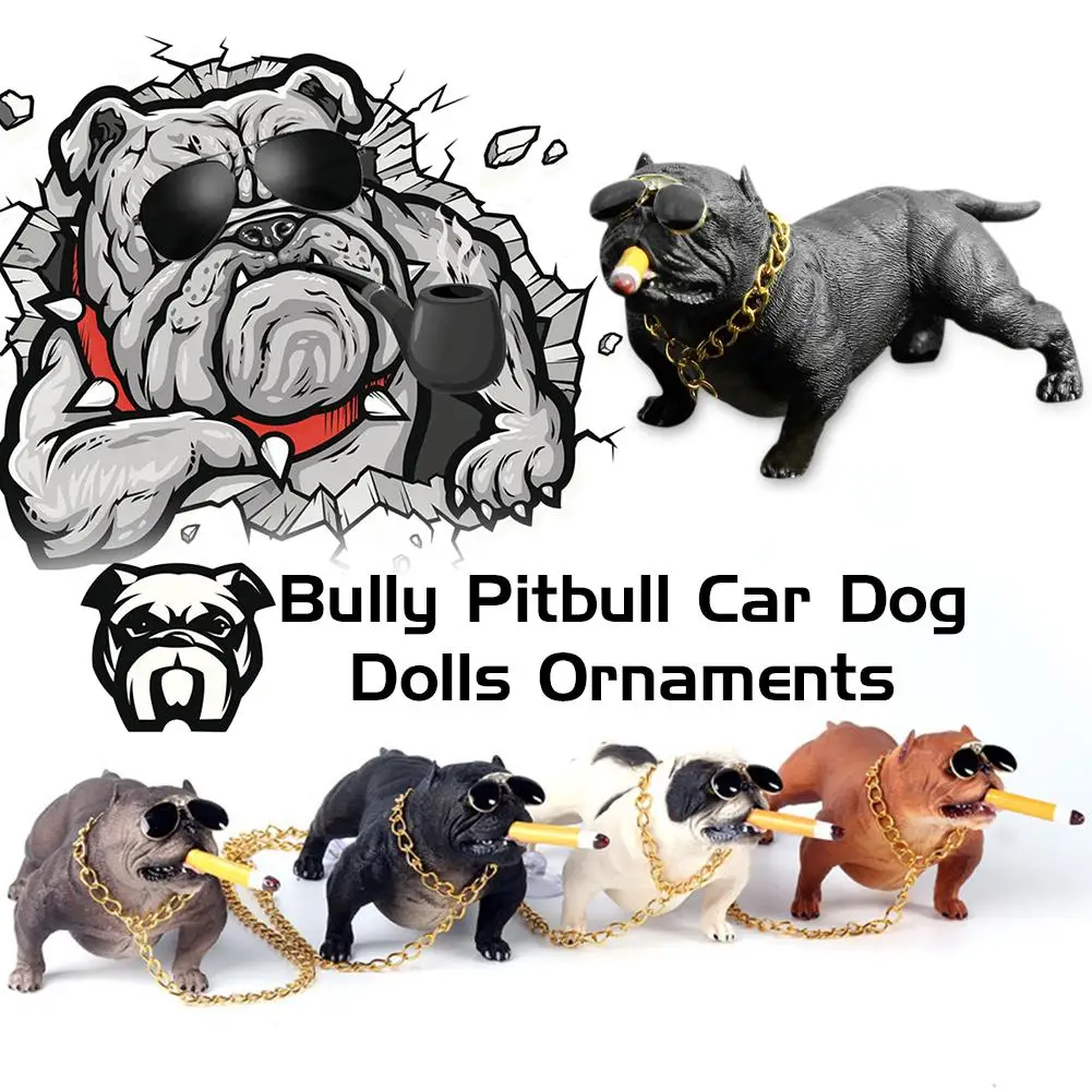 Автомобильные аксессуары Bully Pitbull ИМИТИРОВАННАЯ игрушечная собака подвеска с