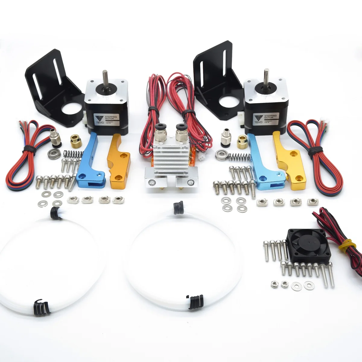 

TEVO 12V Dual Extruder Upgrade Kit Fully Kits Dual Extruder + Nema 17 Stepper Motor + Motor Bracker For 3D Printer