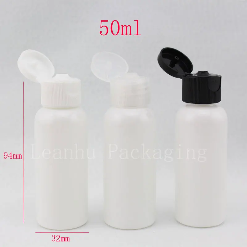 50ml white round empty