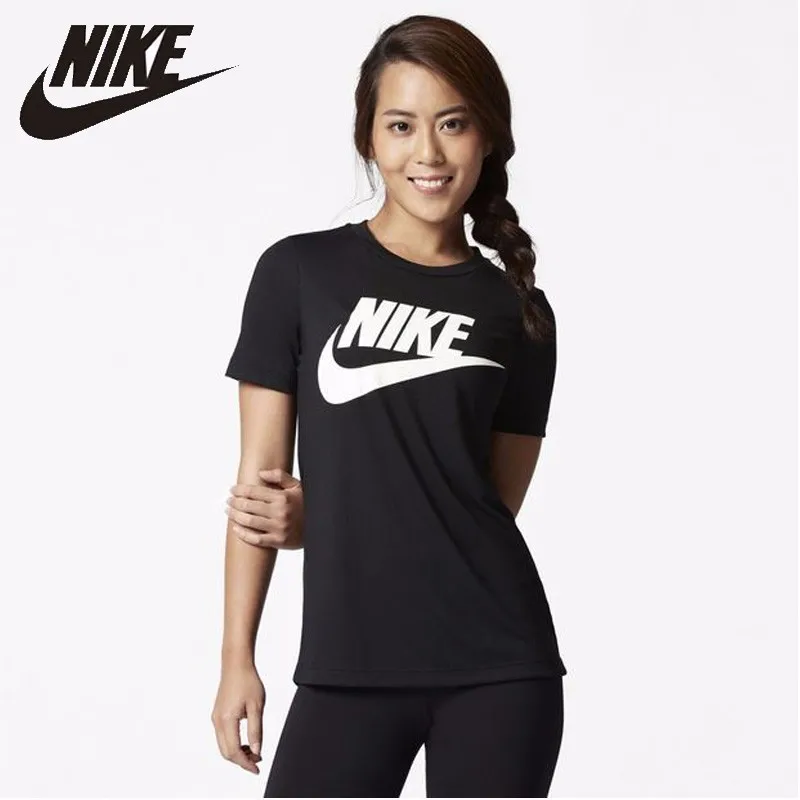 

NIKE SPORTSWEAR ESSENTIAL Woman Running T-shirt Comfortable Breathable T Pity #829748-010/100