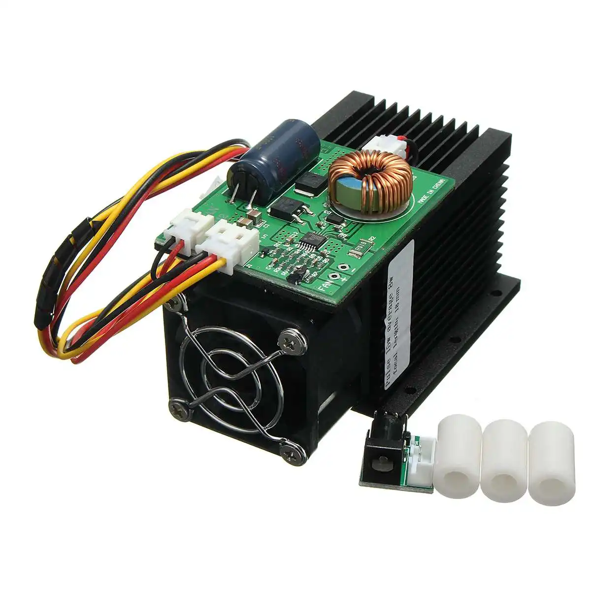 

15000MW Laser Head Engraving Module Diode Metal Marking Stainless Steel Iron Leather Wood Cutting For Engraver w/Adapter Plate