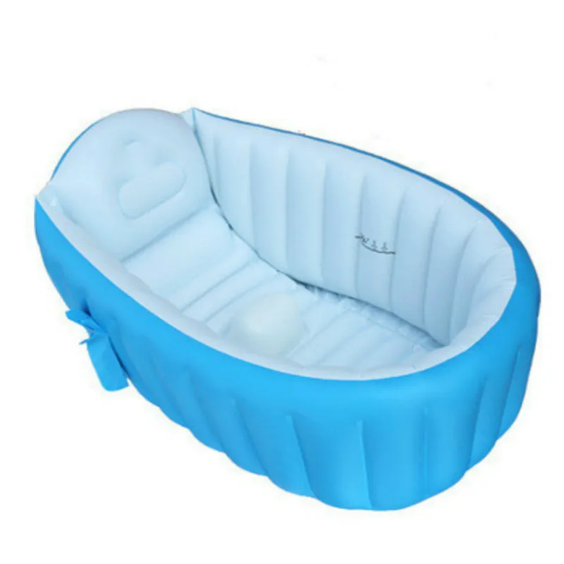 

2019 Baby Bath Kids Bathtub Portable Inflatable Safety Thickening Washbowl Baby Bath for Newborn keep warm Swimming Pool