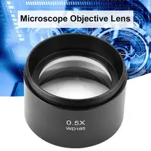 Вспомогательный стерео объектив микроскопа для промышленности видео микроскоп 48 мм Монтажная резиновая защита для глаз microscopio