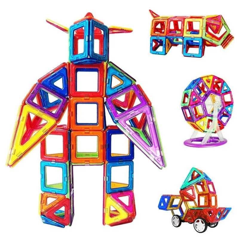 

Tototoy Standard Set Of Children Educational Toys Plastic Abs Creative Light Magnetic Building Blocks Bricks