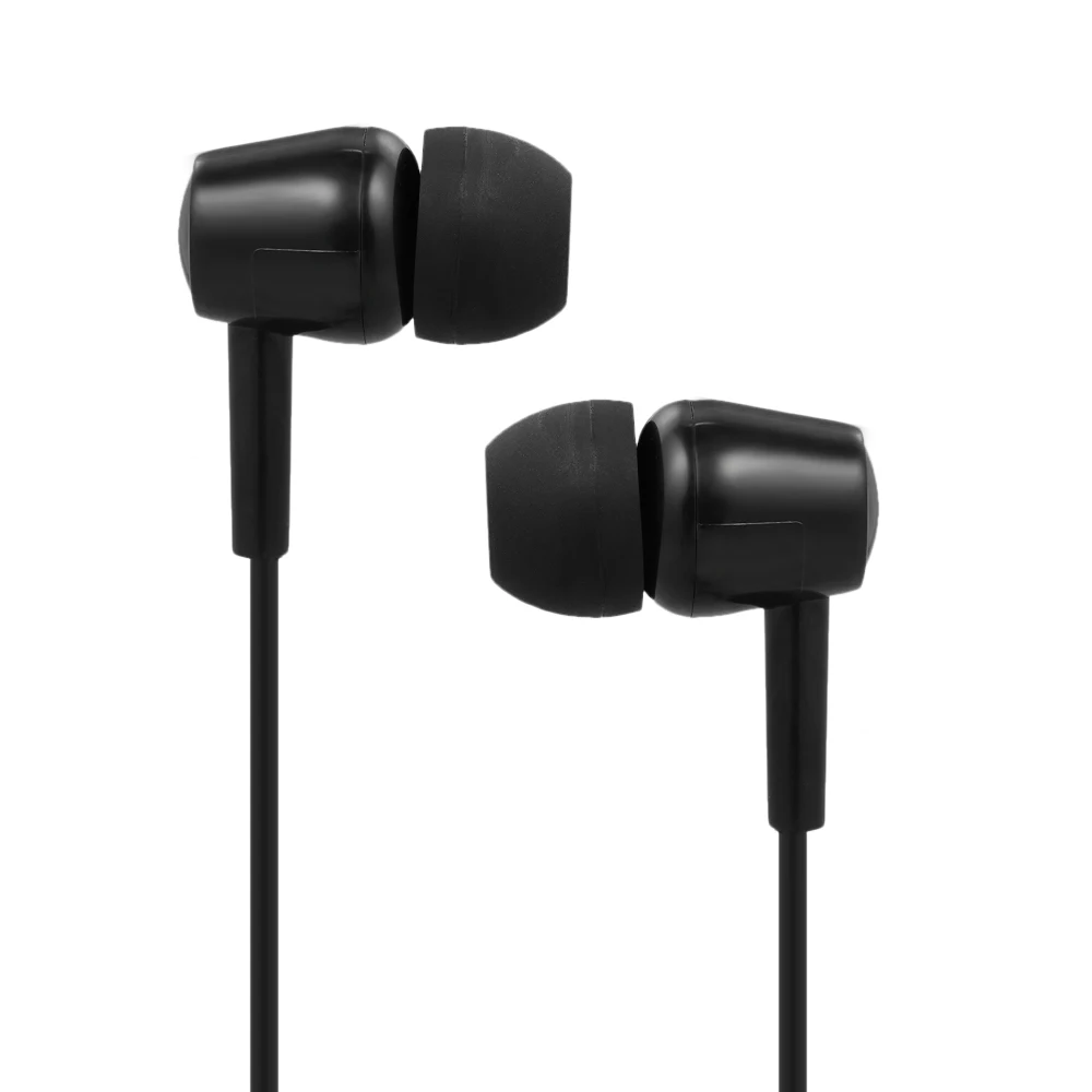 

3.5mm Wired Earphone Stereo Music Headphones In Ear Headset Smart Phone Earpiece Earbuds In-line Control w/ Microphone