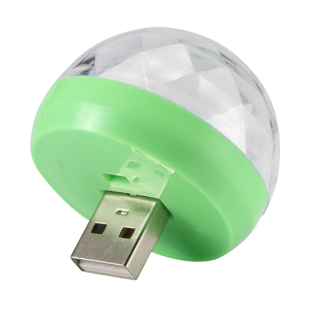 1 шт. холодный мини авто USB атмосферный светильник DJ RGB цветная музыкальная