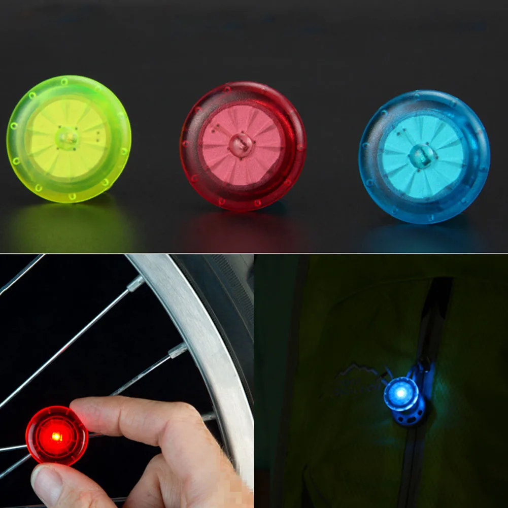 Flash Deal HOT SALE LED Wheel Signal Lights Colorful Riding Bikes Bicycles Cycling Fixed on Cycle Spoke Light Tire Flash Lighting 1