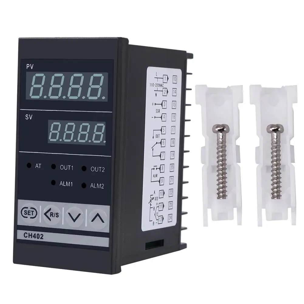 AC85-264V реле TC/вход RTD термостат реле высокой точности Смарт PID регулятор температуры CH402