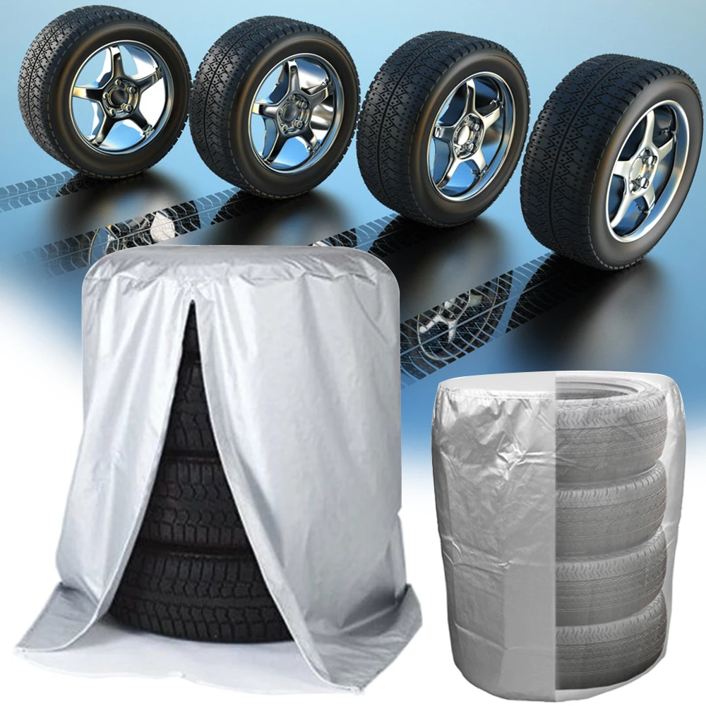 1Pcs 32'' Spare Tire Cover Case Polyester Winter Car Tires Storage Bag Automobile Tyre
