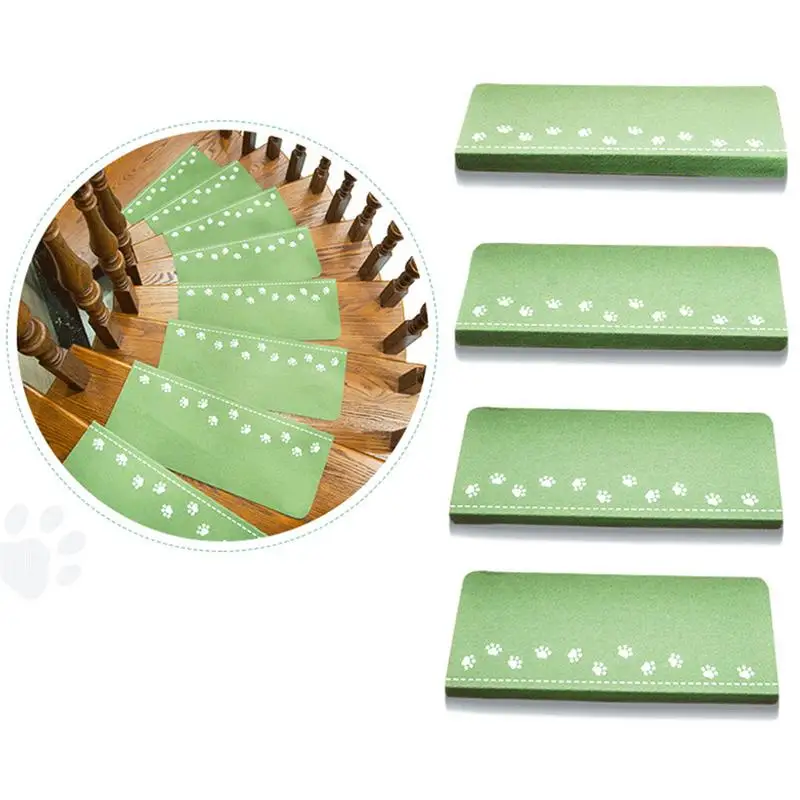 5PCS Safety Luminous Mat Anti-slip Stairway Carpet Household Supplies Self-adhesive Stairs Floor Sticker Pads Children Protector