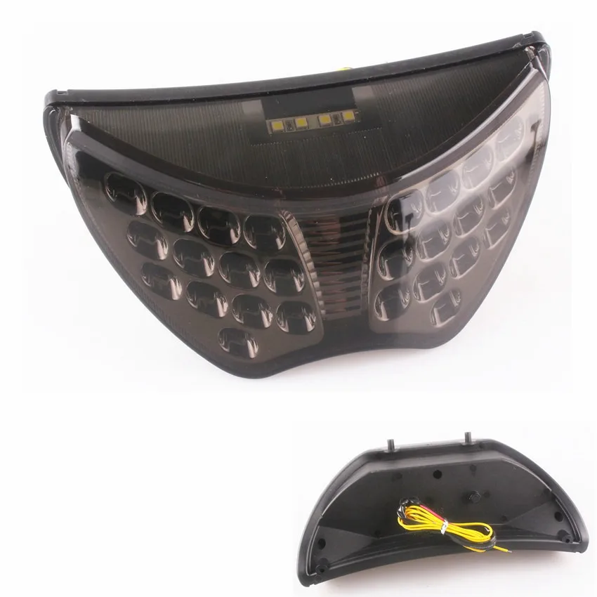 

For Honda CBR600 F/F4 2004-2006 CBR600 F4i 2004-2007 Motorcycle LED Rear Turn Signals Tail Light Integrated Smoke