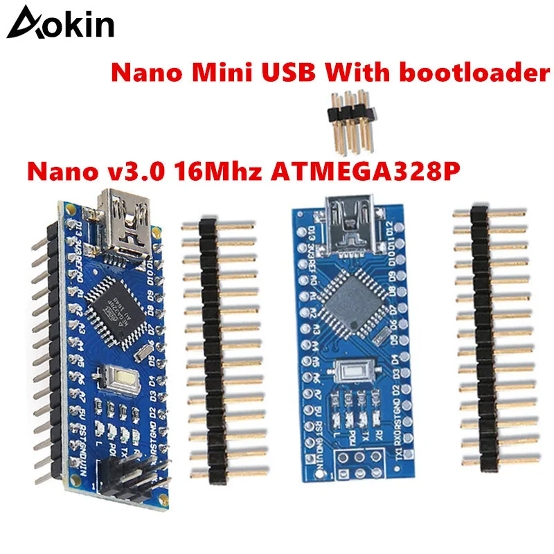 10 шт. NANO 3 0 совместимый с arduino CH340 turno USB контроллер кабель ninguna V3.0 для Arduino |