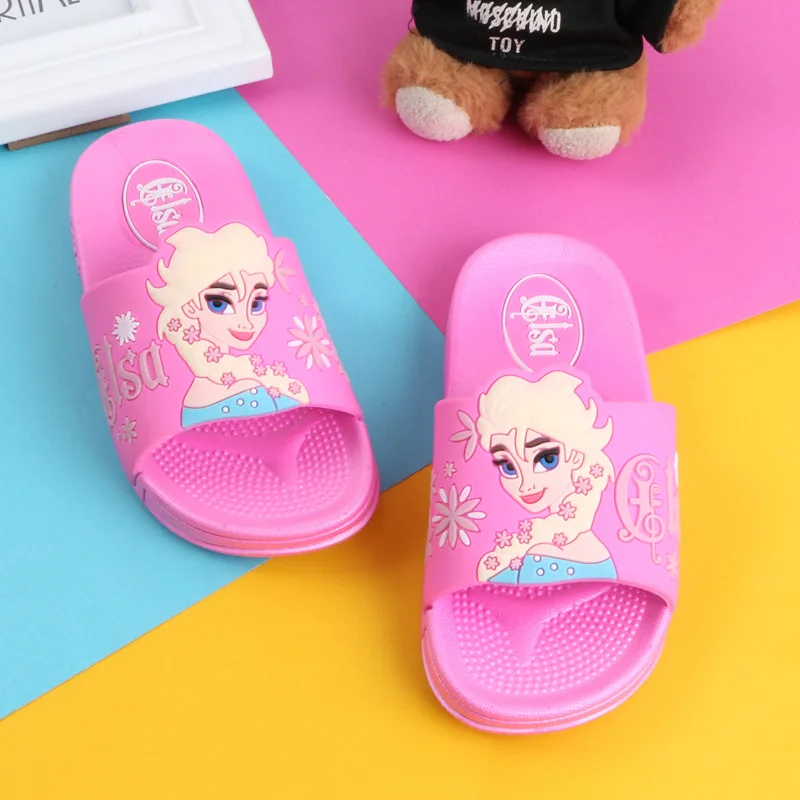 

New Children's Beach Shoes Baby girls Slippers Non-slip Breathable Kids Slippers Fashion Summer Children's Home Shoes