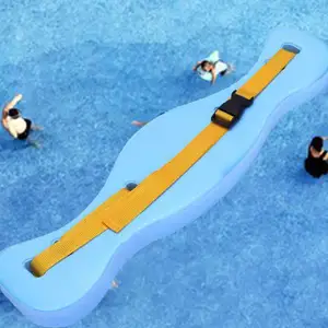 Регулируемый задний плавающий Поролоновый пояс для плавания, оборудование для обучения талии, инструмент для взрослых и детей из материала EVA - изображение