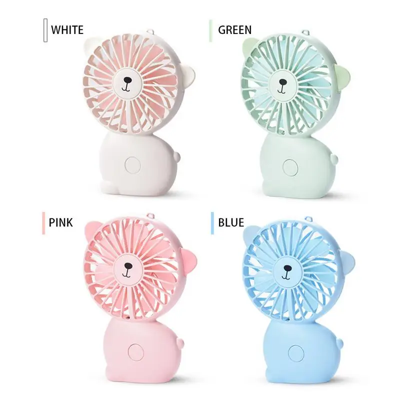 

Cute Cartoon Cat Fan Night Light Usb Charging Handheld Three-speed Wind Safety And Environmental Protection For Products