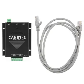 

CANET-2 Ethernet to CAN Interface Converter 2-Way CAN-Bus to LAN TCP/IP Data Adapter Wholesale