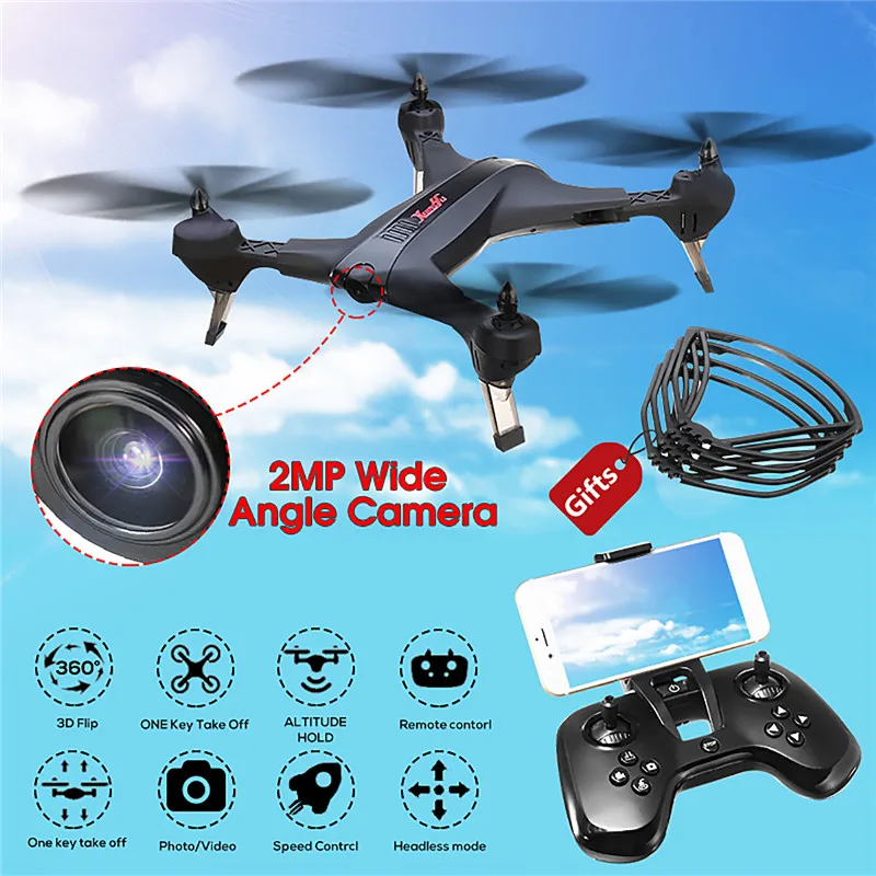 

XIANGYU XY017HW WIFI FPV With 2MP Wide Angle Camera High Hold Mode Foldable Arm RC Drone Quadcopter Helicopter VS VISUO XS809HW