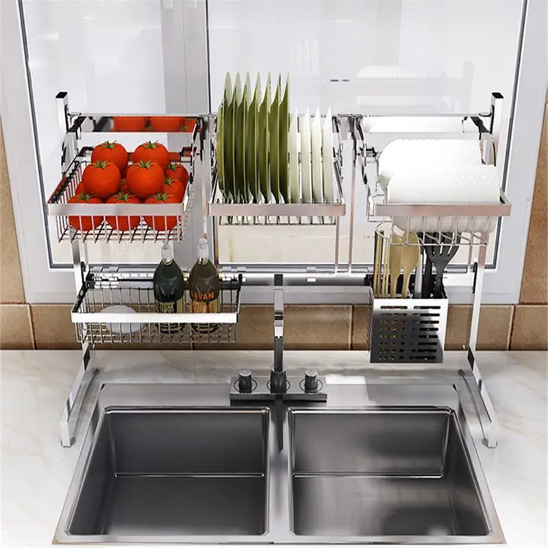 Органайзер для кухни из нержавеющей стали Cosinha Cosas De Organizador Cocina Cozinha | Дом и сад